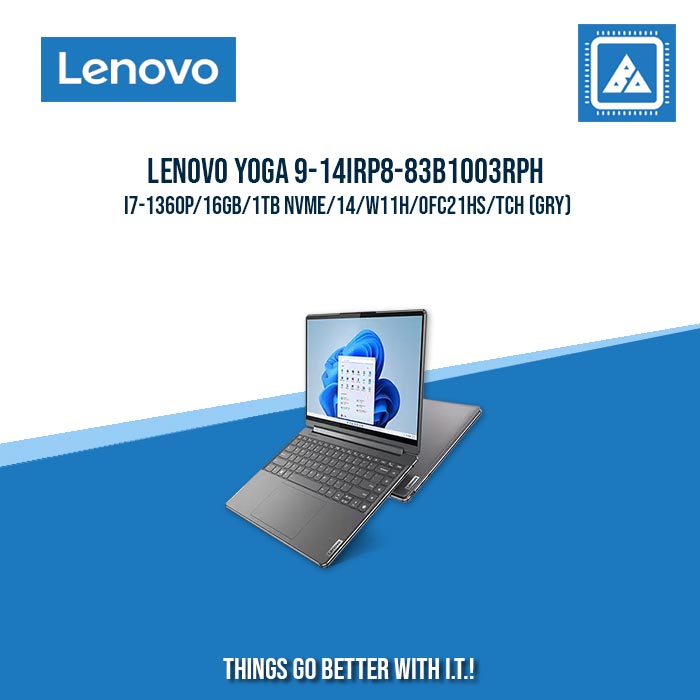 LENOVO YOGA 9-14IRP8-83B1003RPH I7-1360P/16GB/1TB NVME | BEST FOR STUDENTS AND FREELANCERS LAPTOP LENOVO YOGA 9-14IRP8-83B1003RPH I7-1360P/16GB/1TB NVME | BEST FOR STUDENTS AND FREELANCERS LAPTOP
